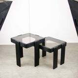 Vintage Nesting Tables by Gianfranco Frattini, Set of 2