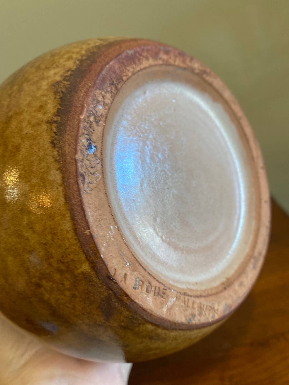 Vintage vase "the wheel"