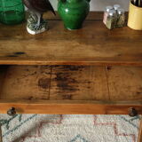 Farmhouse side table in old wood