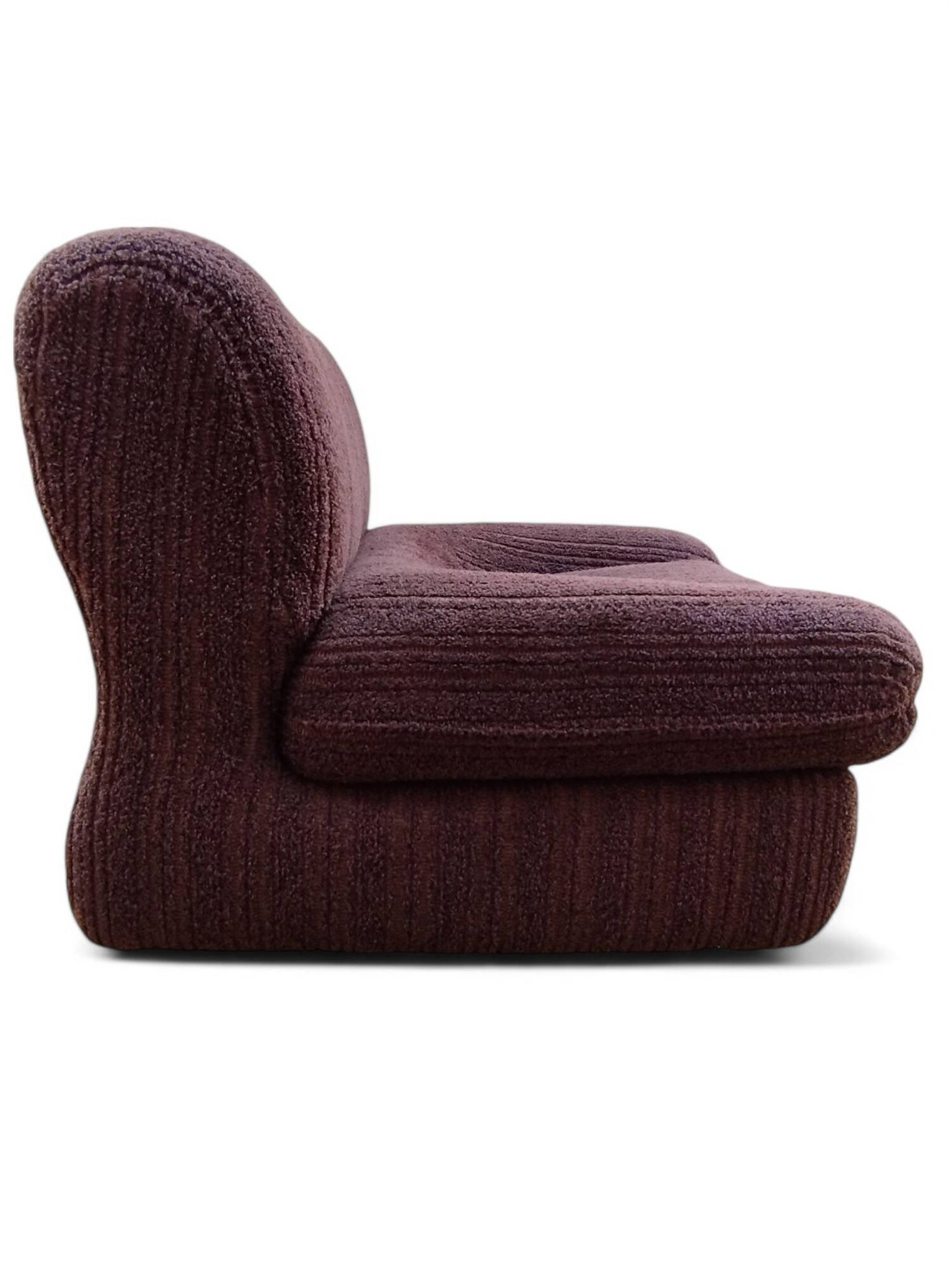Vintage chocolate armchair 1