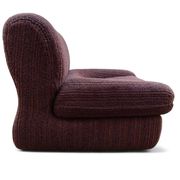 Vintage chocolate armchair 1