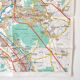 Map old Paris suburb 74x55cm edition A. Leconte 1970