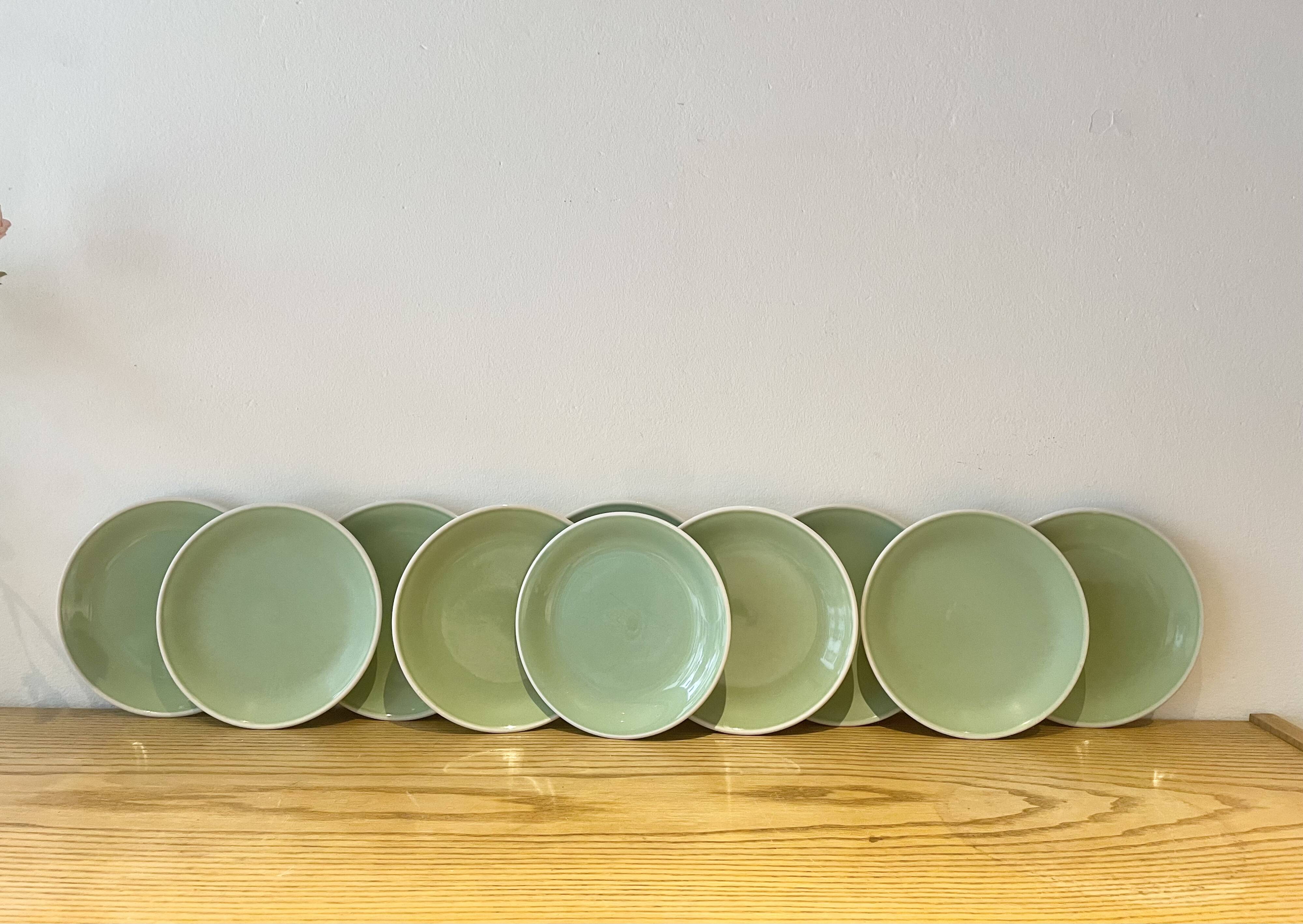 Service of 10 Rössler dessert plates