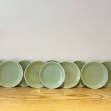 Service of 10 Rössler dessert plates