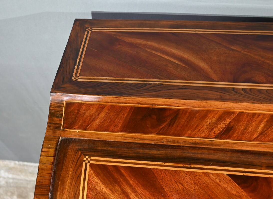 Mahogany and Rosewood Cylinder Desk, Louis XV period – 1st part XVI