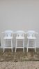 Set of 3 bentwood restaurant bar stools bistro