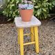 Tabouret vintage bois-années 1970