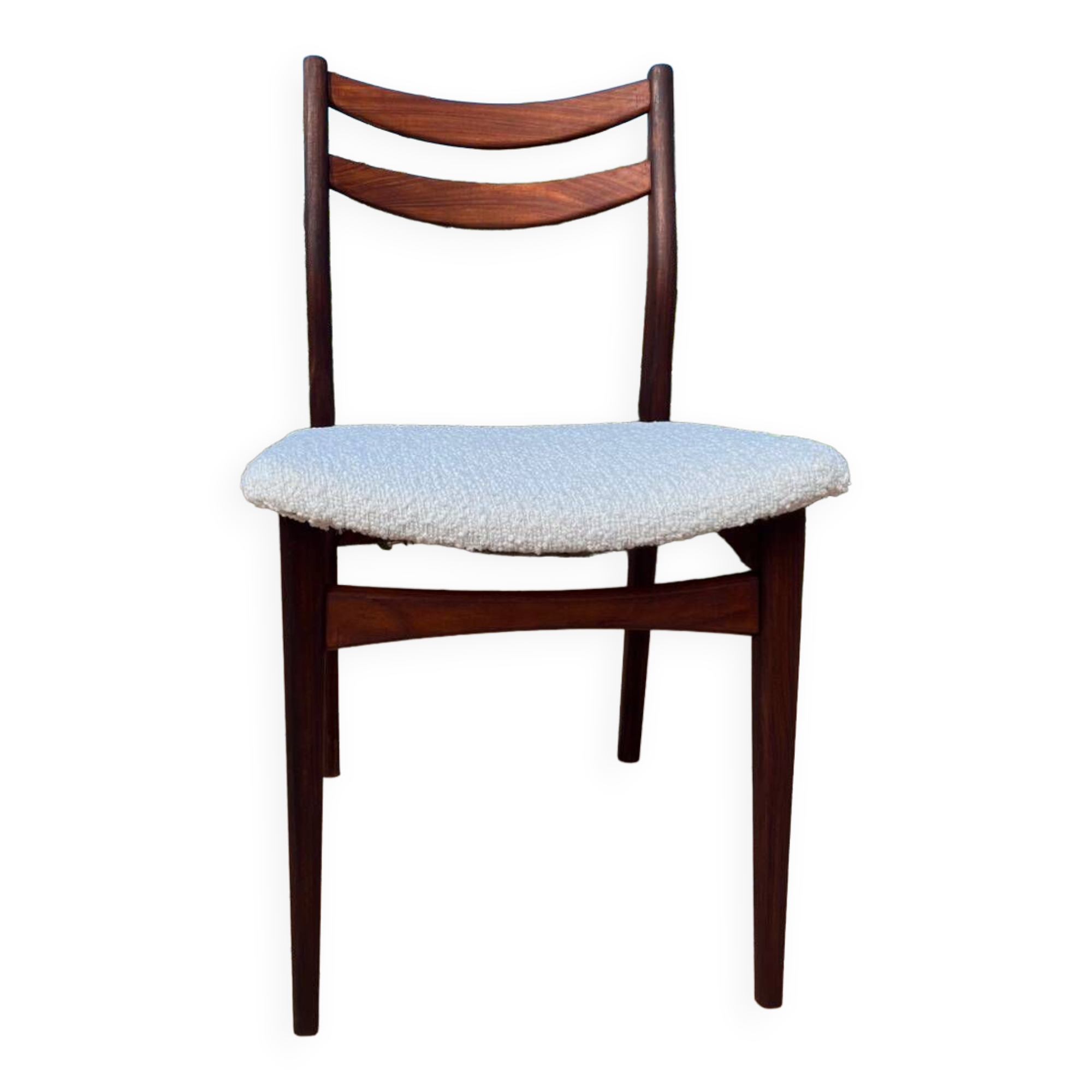 Chaise scandinave en teck de java