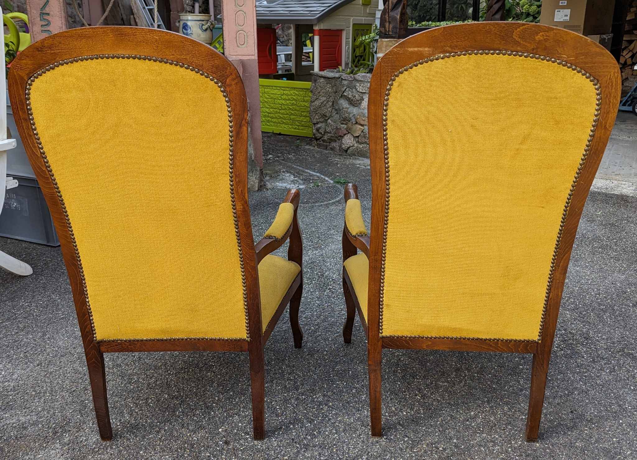 Voltaire armchairs