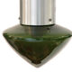 Pair of green glass pendant lights Sweden 1960s