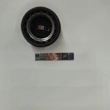 Rare x2 Lita pendant light design industrial lamp factory sheet metal 1960/70 loft