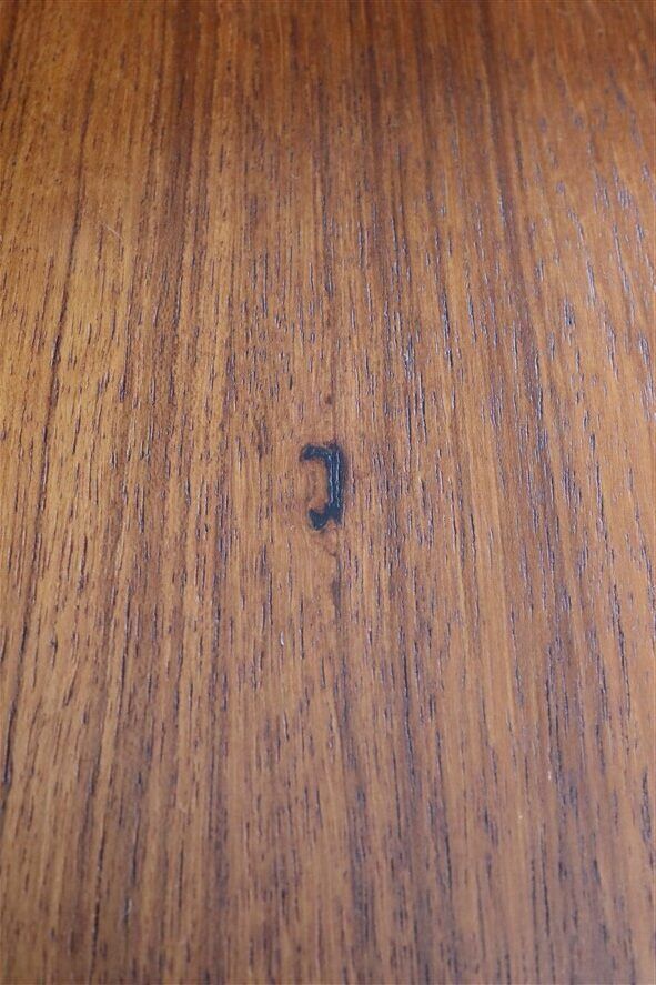 Mid-century teak bureau / secretary desk / Danish modern design / 1960s