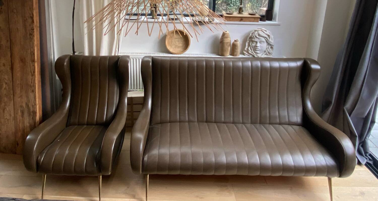 Sofa + armchair