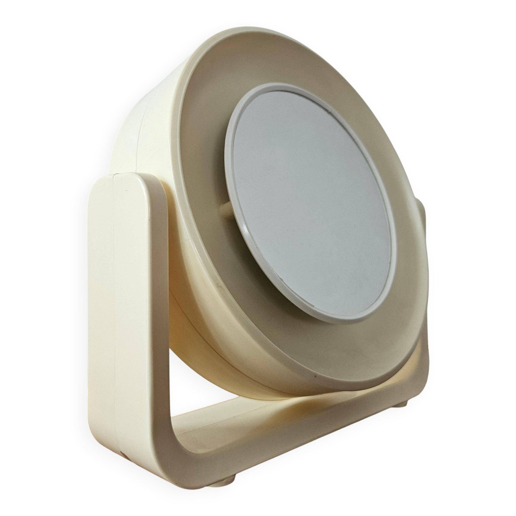 Rare backlit wall or table mirror Midcentury, ALLSTAR, Germany, 1970s