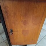 Vintage metal wooden desk and frame