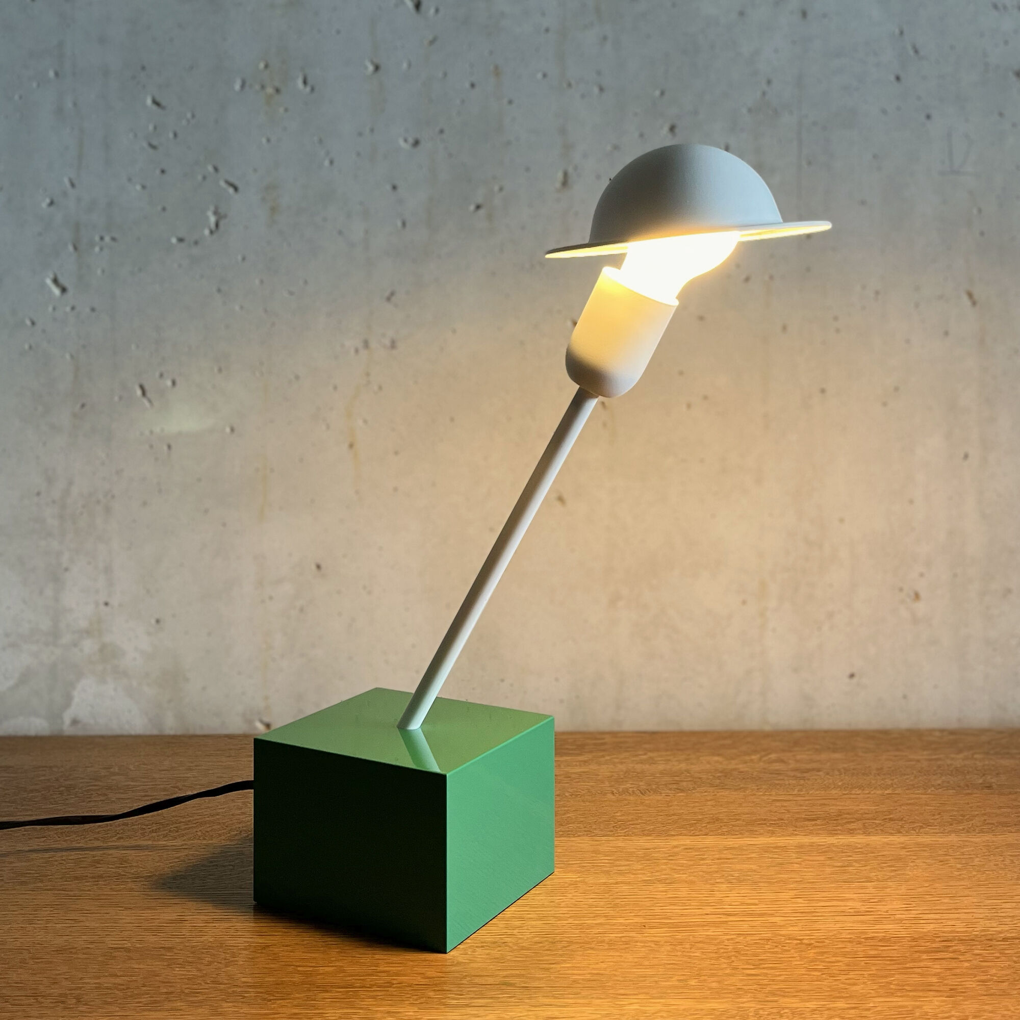 Ettore sottsass don table lamp for stilnovo, 1977