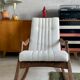 Original mid-century rocking Chair from TON, Czechoslovakia, 1960s