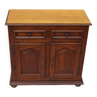 Simple sideboard, light wood top