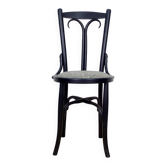 Chaise de salle à manger en bois Art Nouveau antique