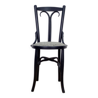 Chaise de salle à manger en bois Art Nouveau antique