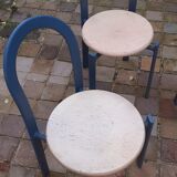 Series of 4 chairs vintage design year 80 publisher Samo