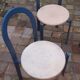 Série de 4 chaises vintage design année 80  éditeur Samo