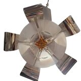 Space-age pendant lamp by gaetano scolari for mazzega / murano glass "caramel"