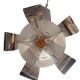 Space-age pendant lamp by gaetano scolari for mazzega / murano glass "caramel"