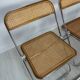60s Vintage Plia Cane Folding Chair by Giancarlo Piretti - Anonima Castelli