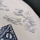 Decorative plate from Gien maison chasse