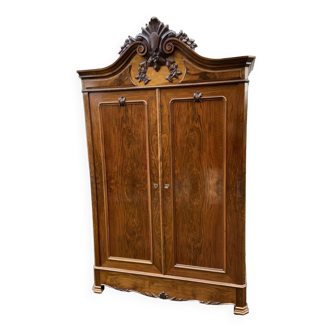 armoire ancienne Louis Philippe noyer 1880s