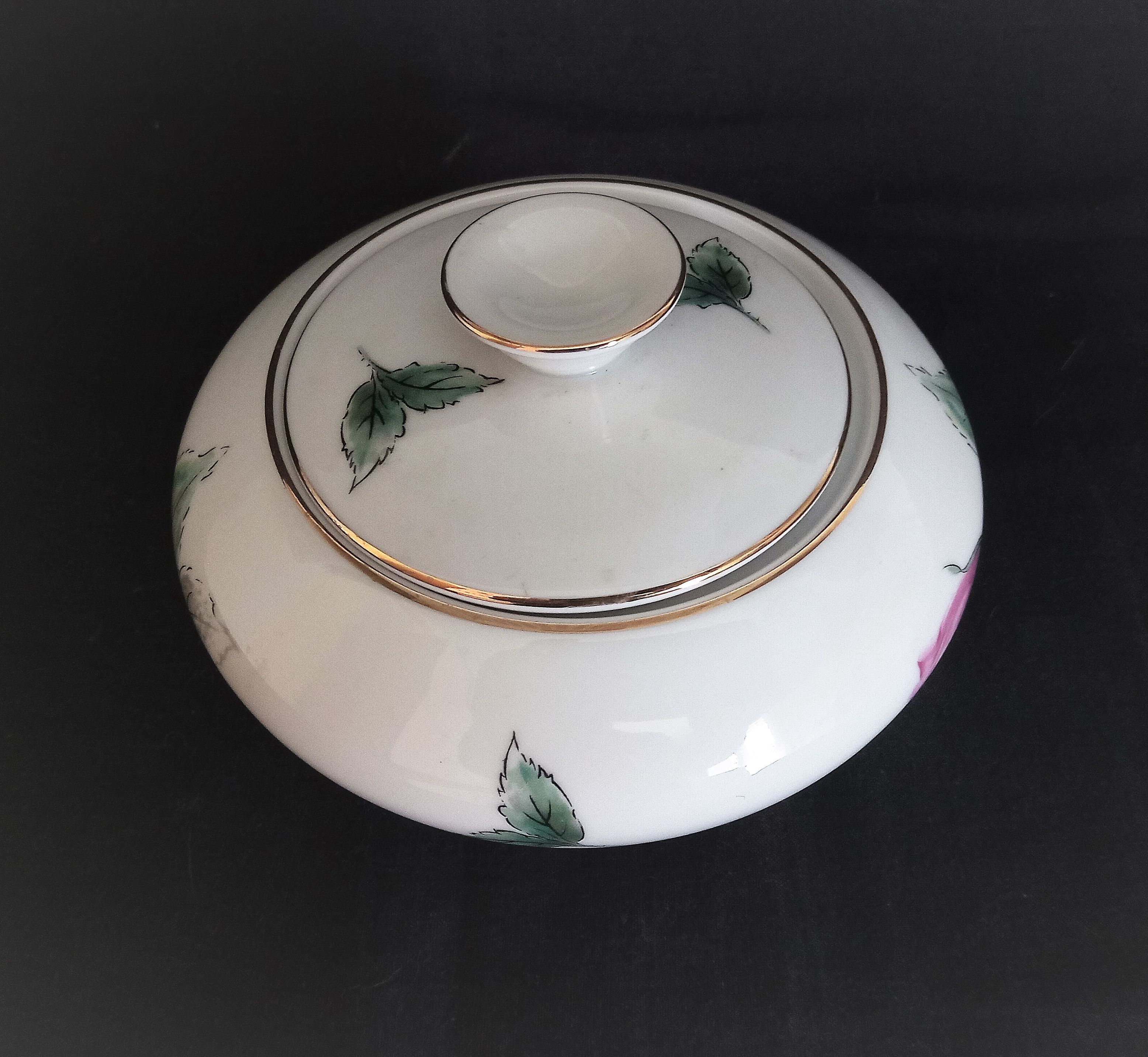 KPM Krister porcelain coffee service for 9 people, Germany