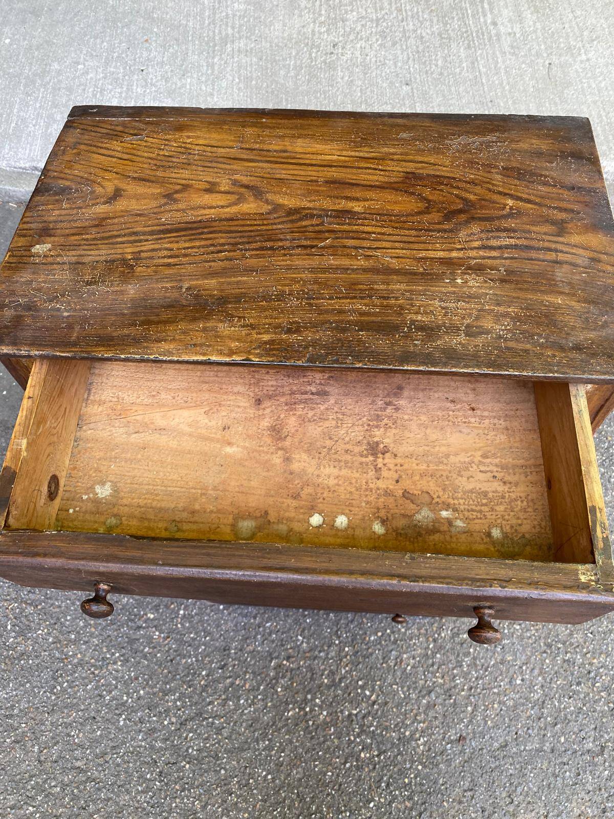 1960s Art Deco chest of drawers in dark wood
