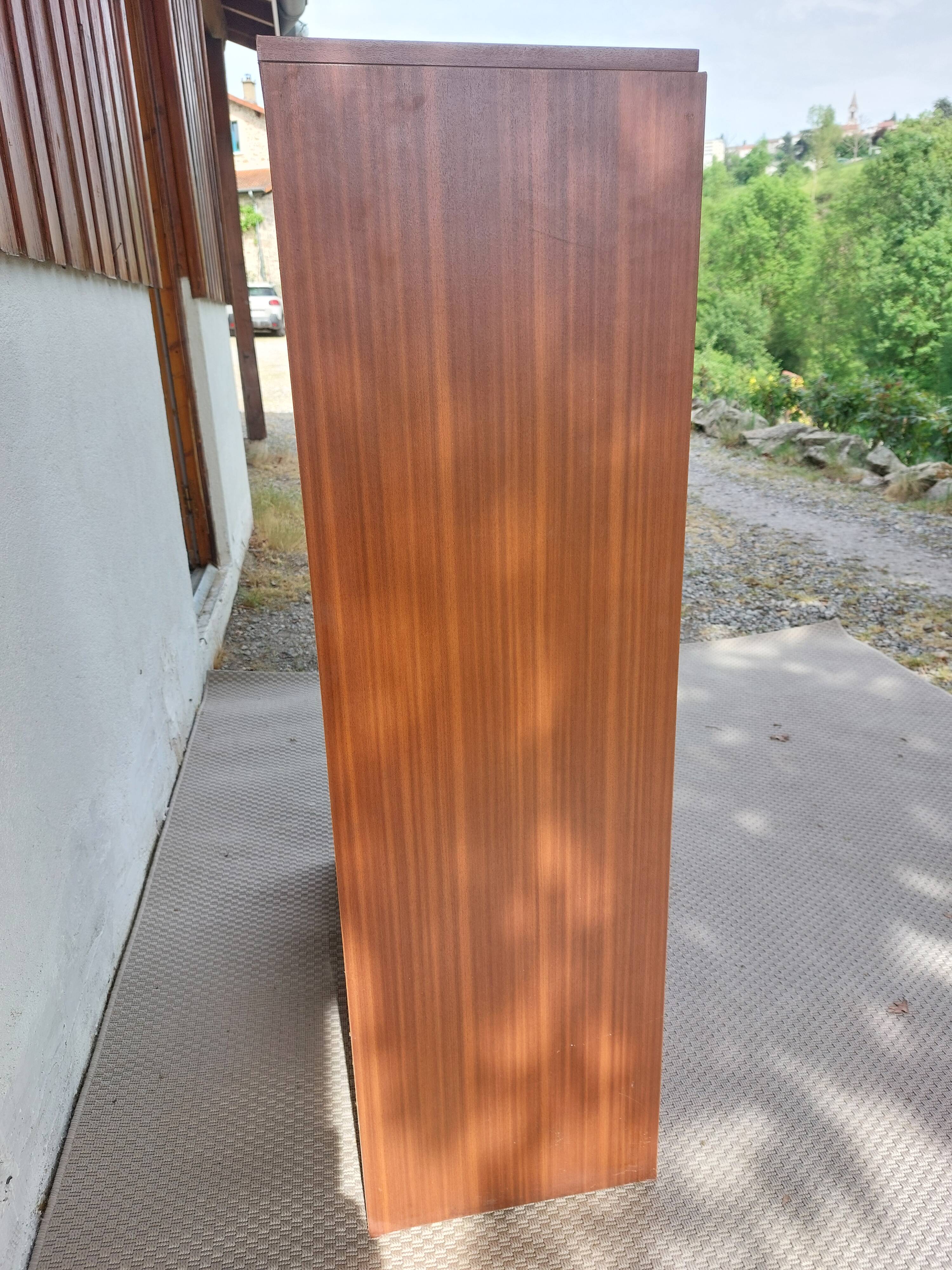 Meuble classeur à rideaux double