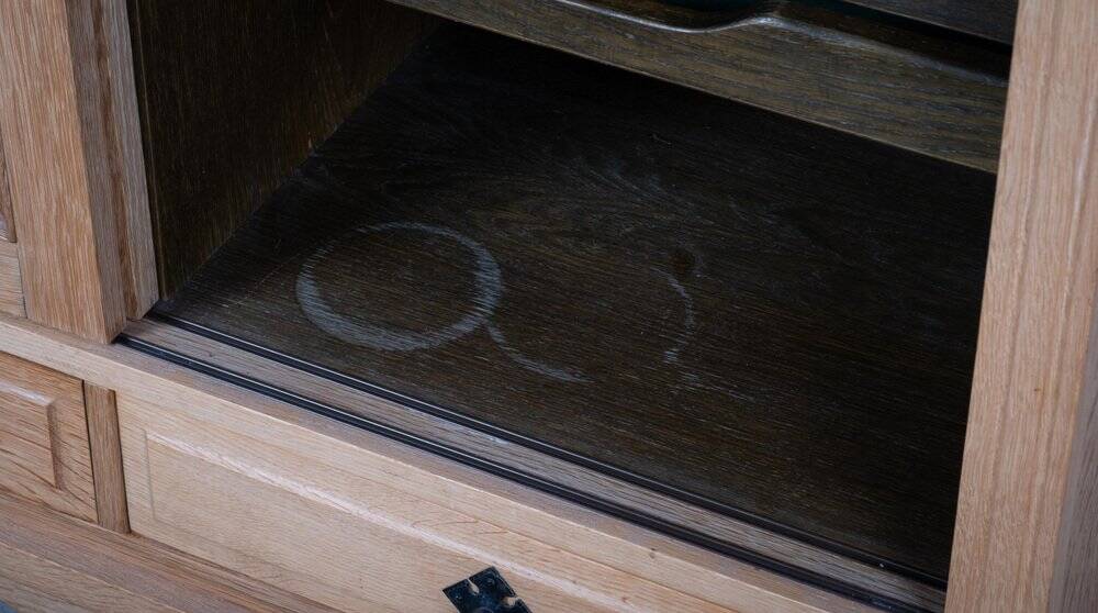 Brutalist Oak Sideboard attributed to Henning Kjærnulf, Denmark, 1960s