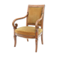 Fauteuil à crosse de style restauration
