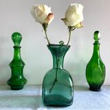 Old glass decanter from the 70s