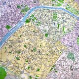 Map poster - Plan de Paris, 1981