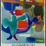 Poster Maurice Esteve Paintings 1961