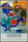 Affiche Maurice Esteve Peintures 1961