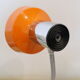 1970s orange metal desk lamp