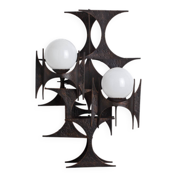 Brutalist wall lamp