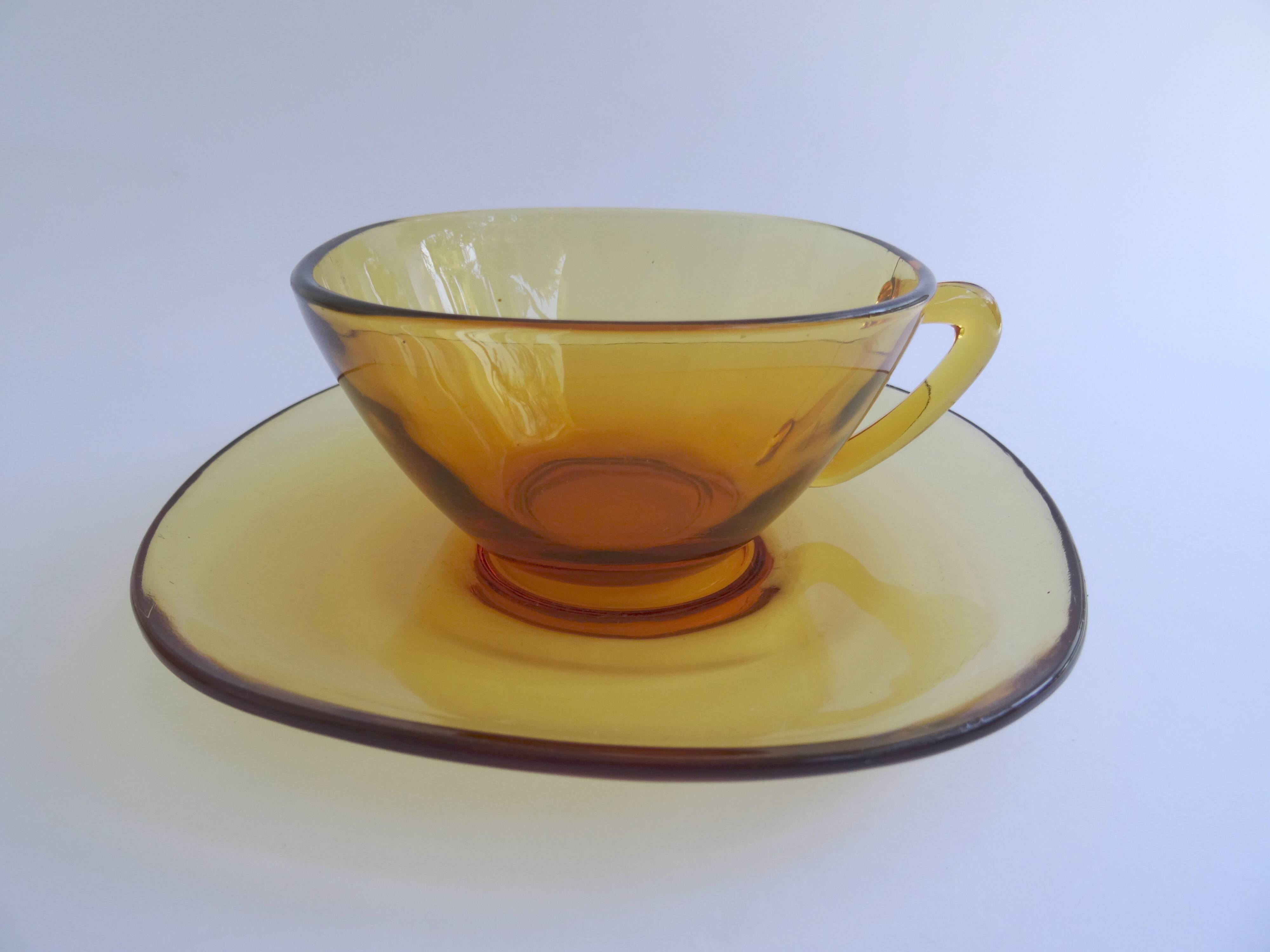 Vereco coffee cups with saucers
