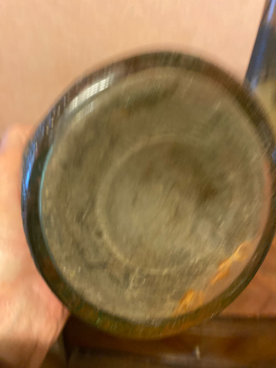 Pair of frosted glass vases, lake scene