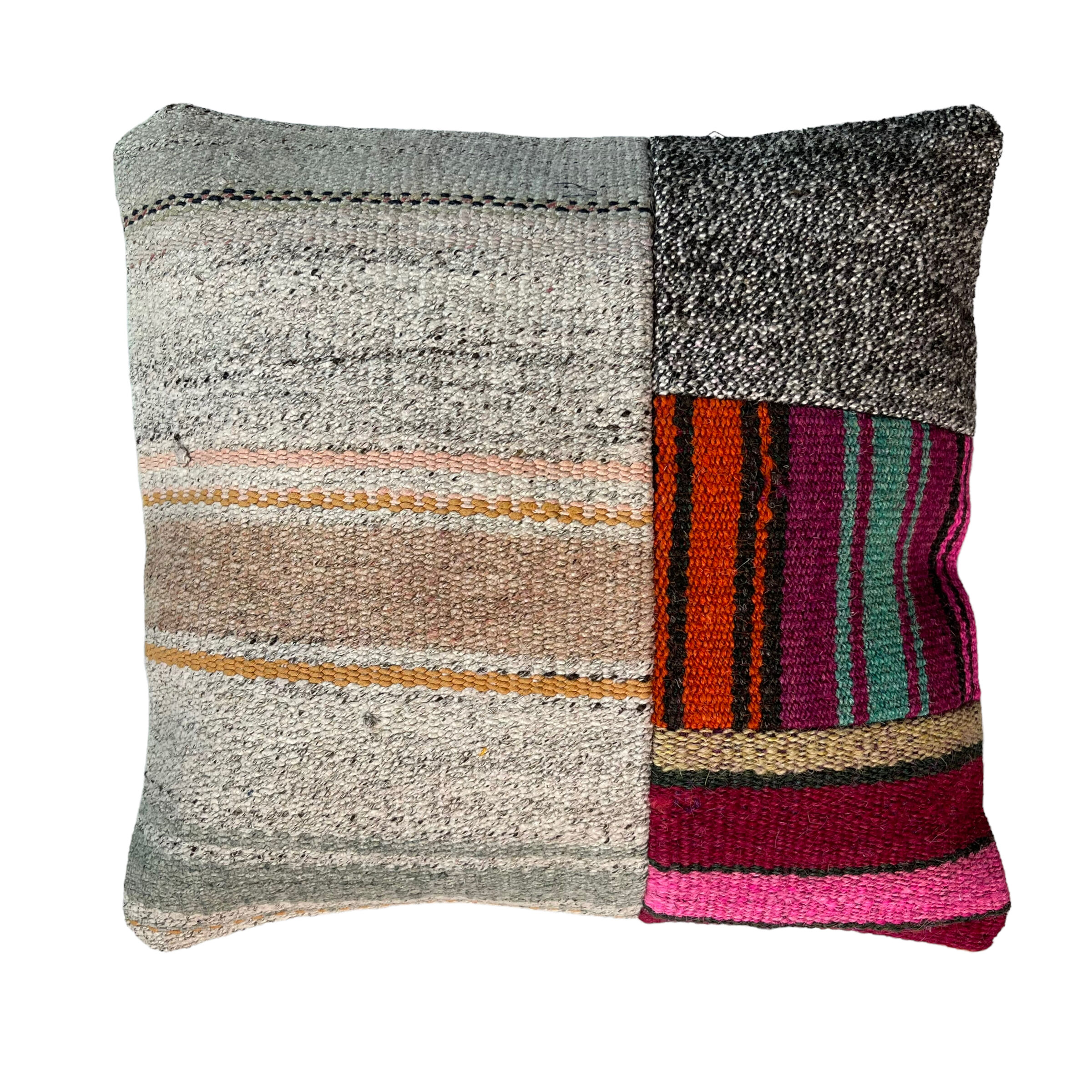 Housse de coussin kilim turc vintage 40 x 40 cm