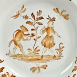6 soup plates Longchamp Decors Moustiers Olérys