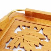 Plateau vintage en bois