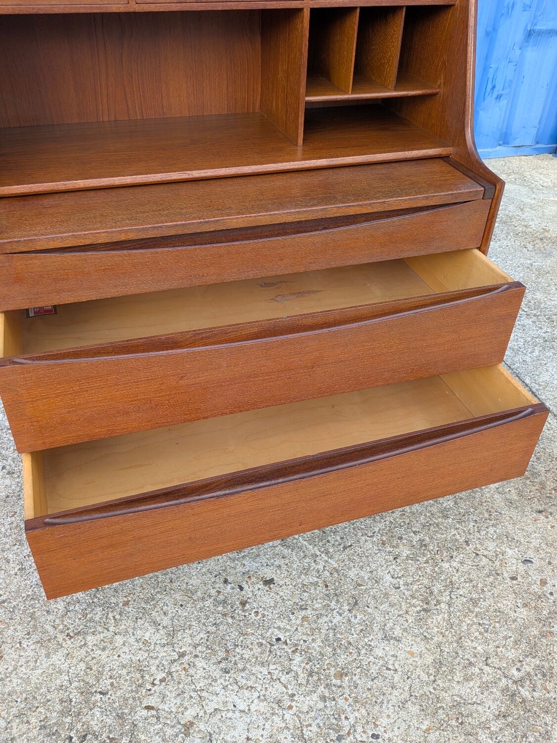 Teak dressing table by Arne Vodder for Olholm Mobelfabrik, 1960