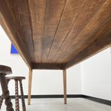 Pine and oak farmhouse table 220 cm