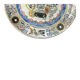 Porcelain plate Compagnie des Indes Famille rose 18th century Qianlong